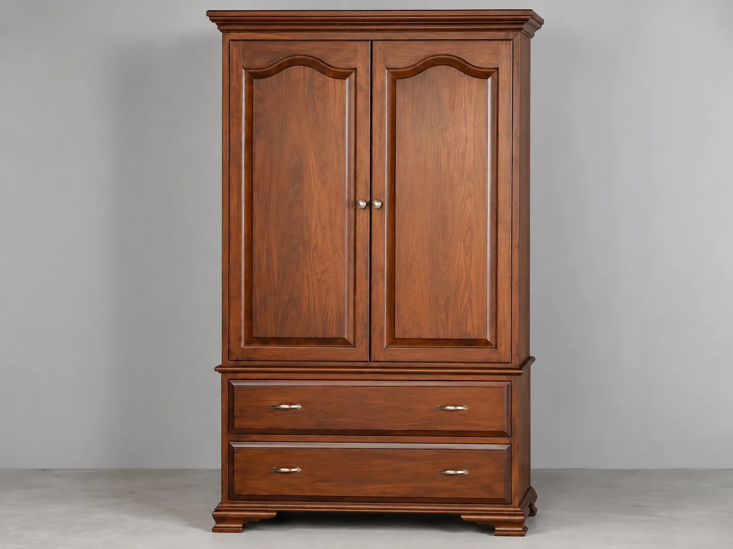 Kallingal 3-Door Family Wardrobe 7 - Large Family Teak Almirah Kallingal large family 3-door wooden almirah with customizable internal partitions